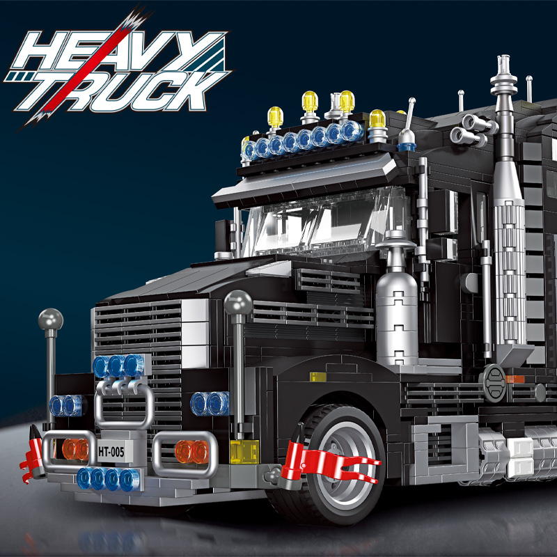 Plastic Truck for Kid 1545pcs Stem Education Diy Construction Vehicle Model Building Block Toys Sets - Image 2