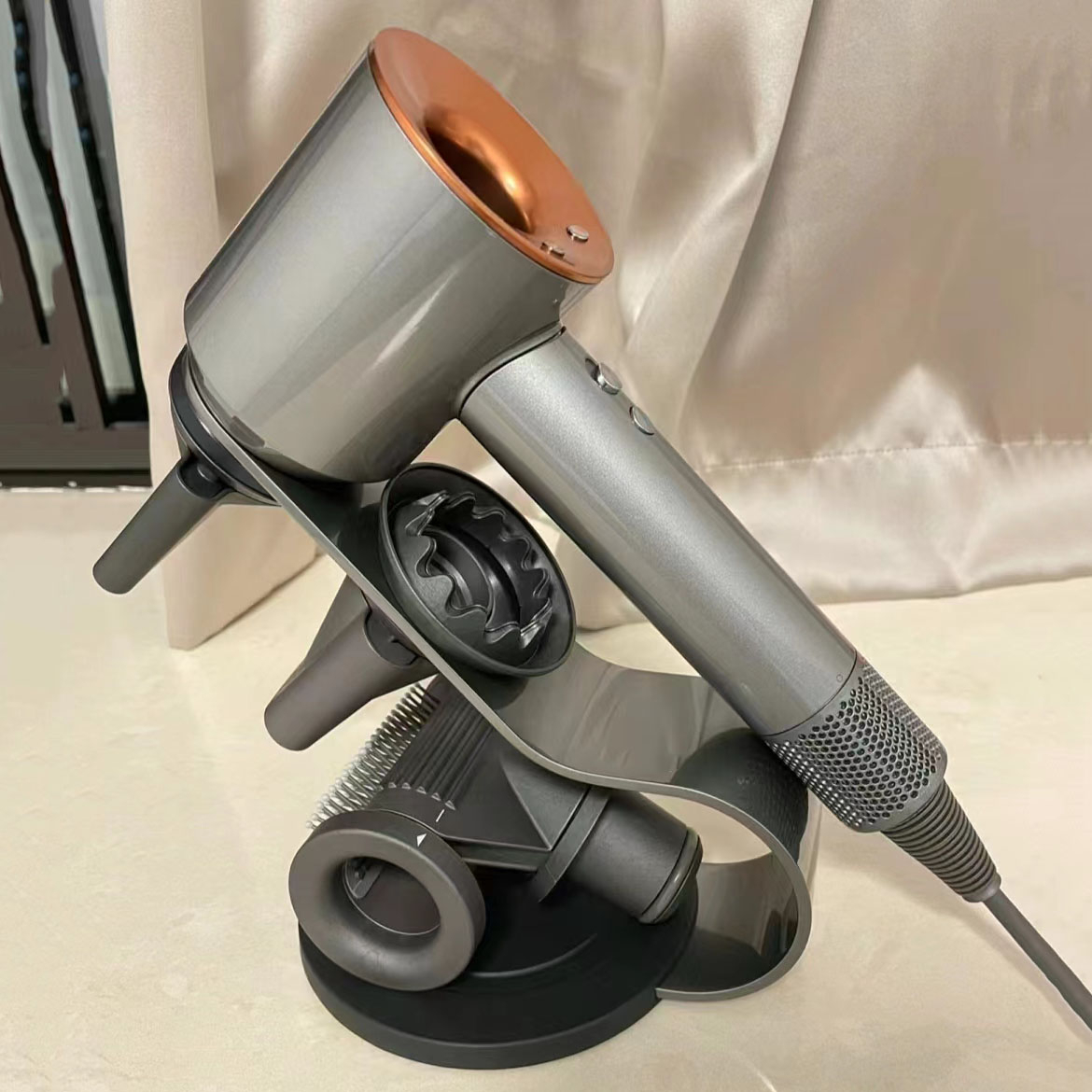 Salon Ionic Hair Care Hairdryer Stand for Dysons Supersonics Hair Dryer With 5 in 1 Accessories - Image 2