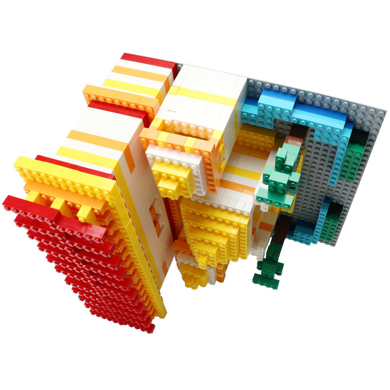 Creative Educational 1000pcs Bulk Building Blocks Stackable Toys for Kids - Image 5
