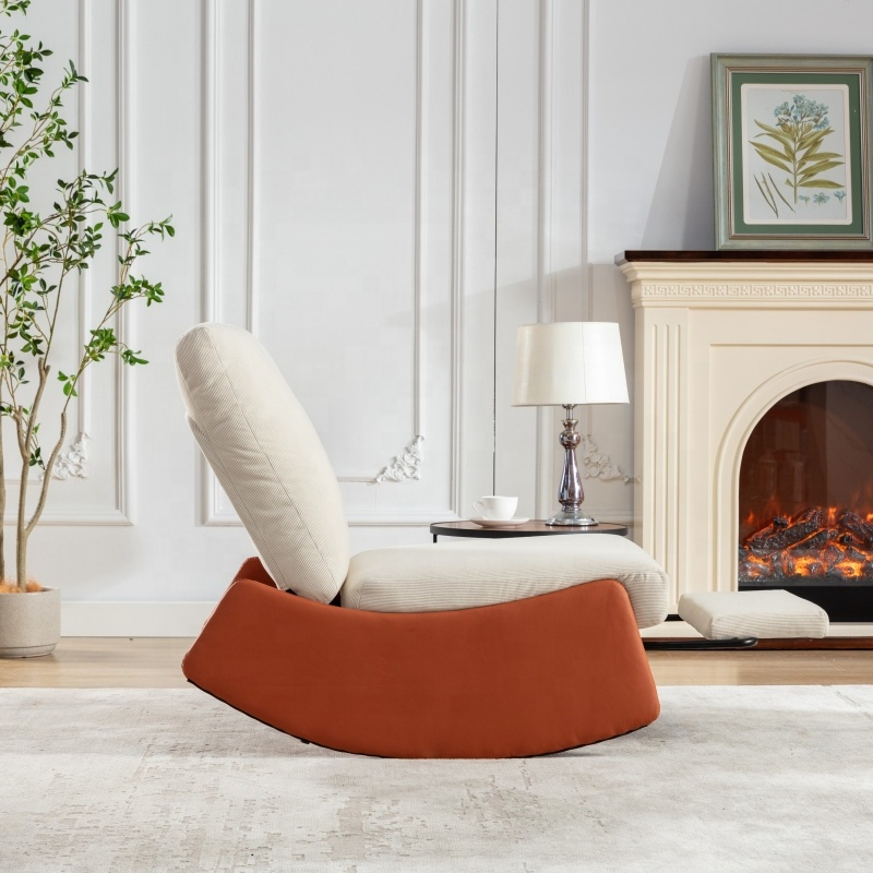 Modern Home Recliner Sofa Rocking Chair With Footrest for Living Room Living Room Chair - Image 3